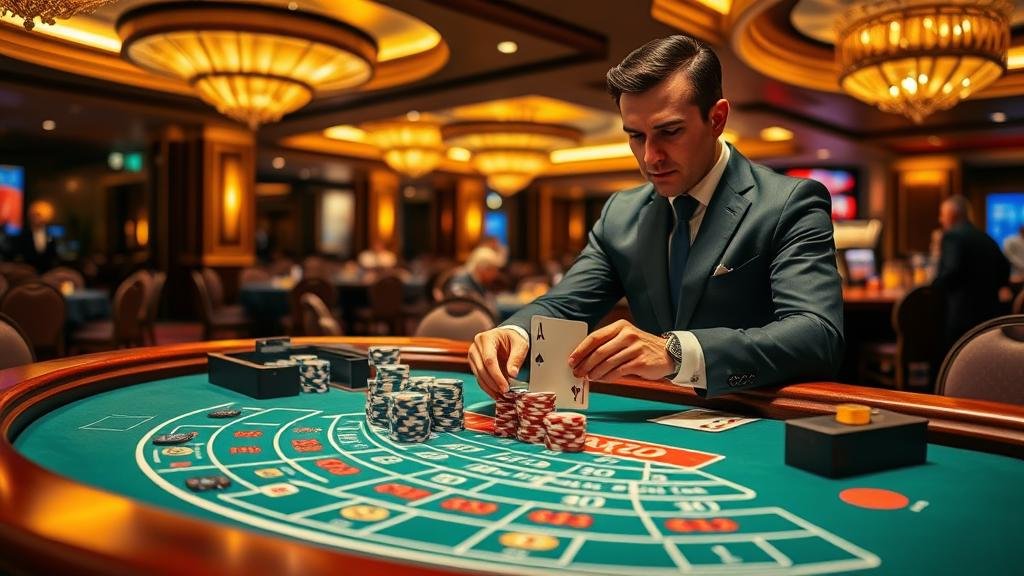 การวางเดิมพันในเกมบาคาร่าสด