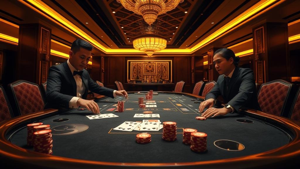 หน้าจอเกมบาคาร่า XPG แสดงสถิติ