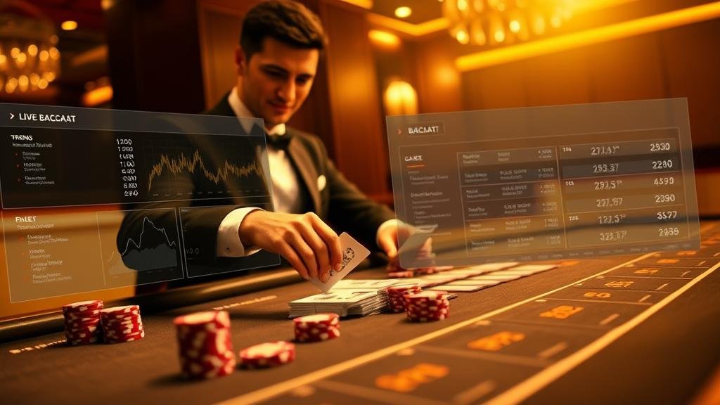 ผู้เล่นบาคาร่าสดบนอุปกรณ์ต่างๆ