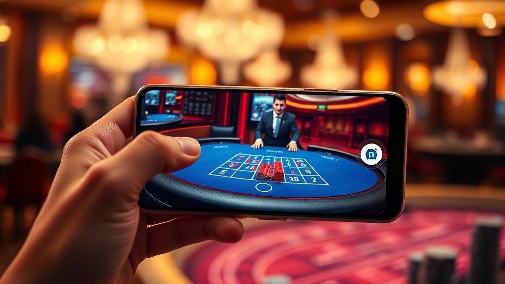 ตารางสถิติและแผนผังบาคาร่าบนแท็บเล็ต