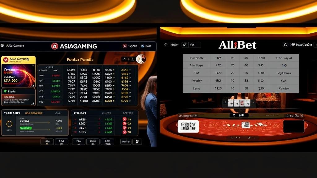 บาคาร่า: สูตรลับค่ายดัง AsiaGaming, AllBet พร้อมสถิติเจาะลึก คืนทุนไว