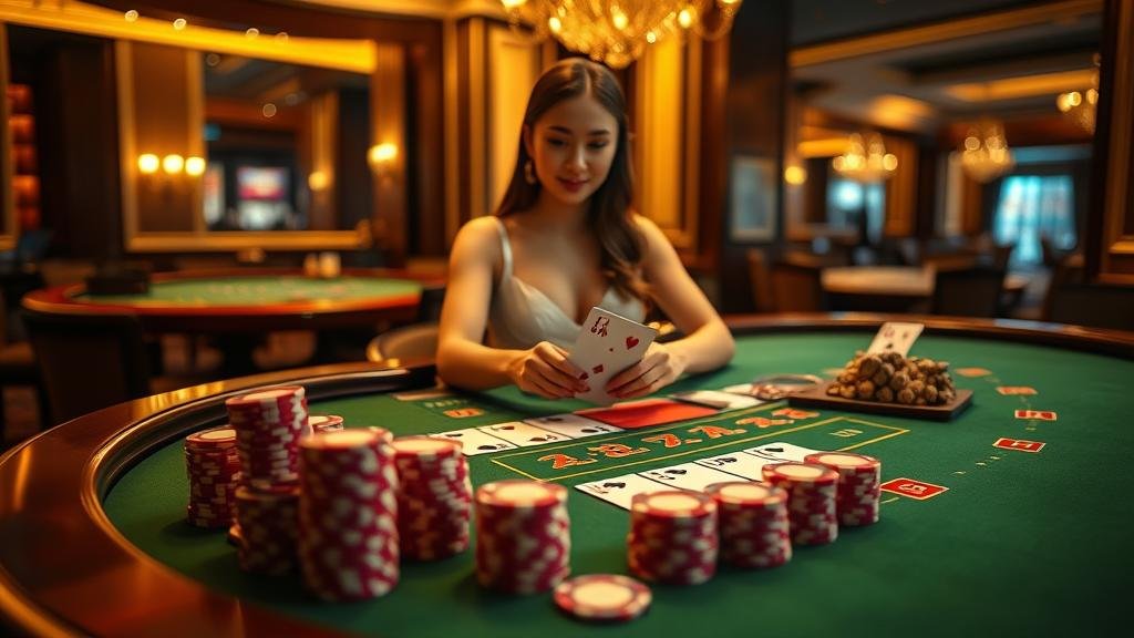 การวางเดิมพันและดูสถิติในเกมบาคาร่า