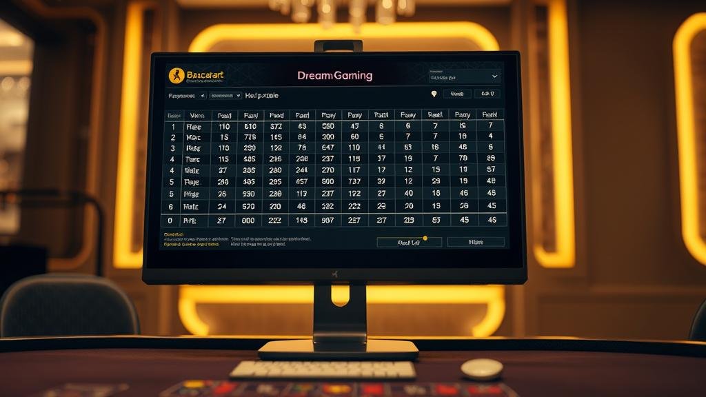 กราฟแสดงกลยุทธ์การเดินเงินบาคาร่า