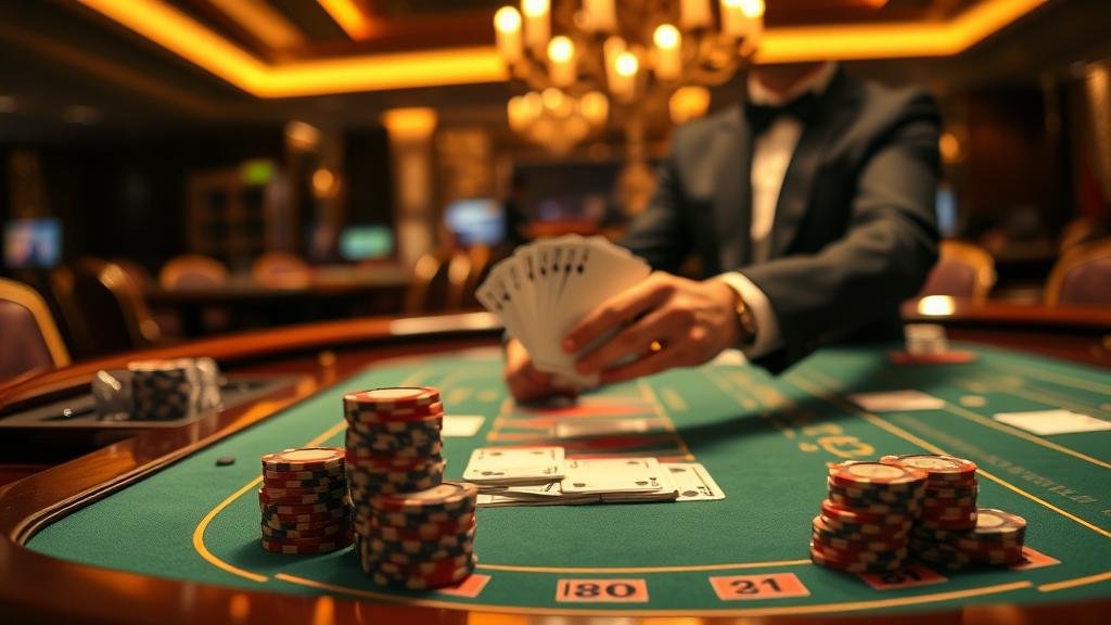 การแสดงผลสถิติและเค้าไพ่บาคาร่าบนหน้าจอ