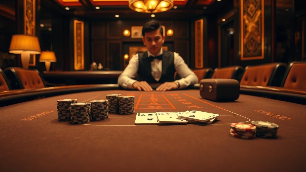 โต๊ะบาคาร่าพร้อมสถิติการออกไพ่