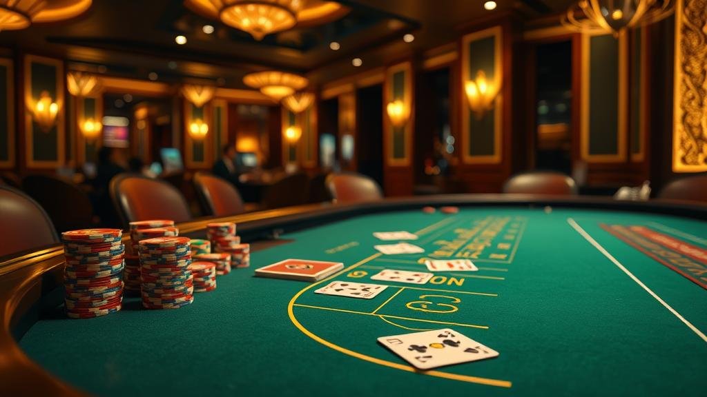 หน้าจอแดชบอร์ดคาสิโนออนไลน์ แสดงสถิติบาคาร่า