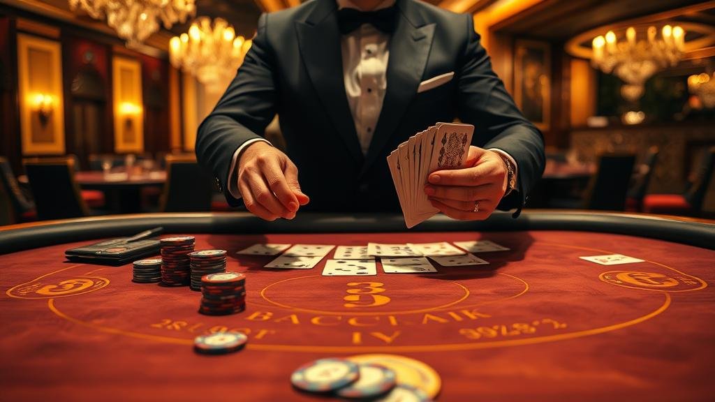 การแจกไพ่บาคาร่าพร้อมสถิติ