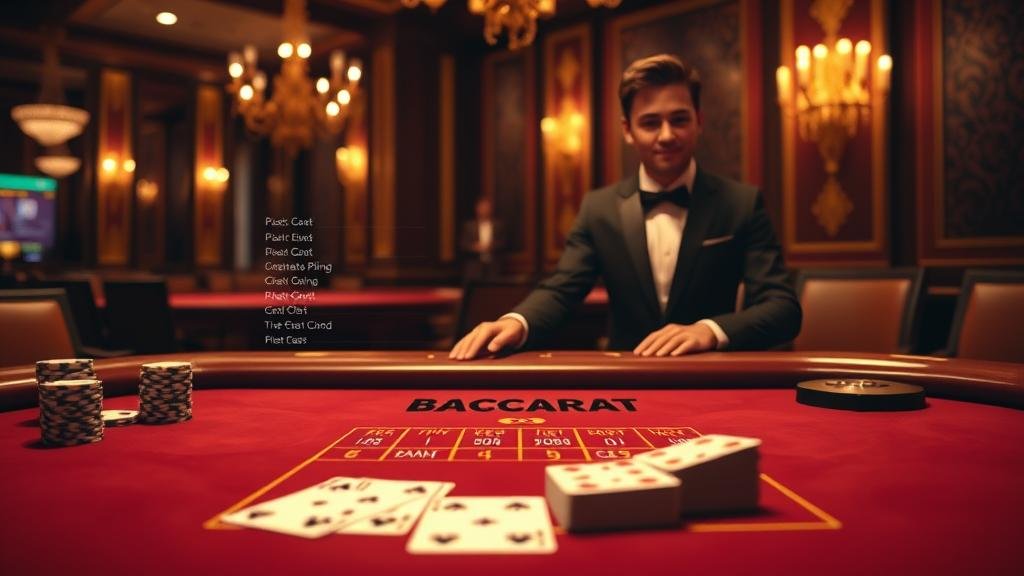นักพนันมืออาชีพกำลังวิเคราะห์เกมบาคาร่า