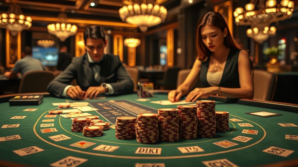 หน้าจอเกมบาคาร่าสด Evolution Gaming