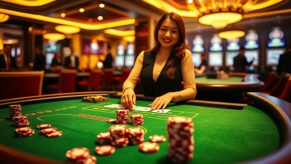 โต๊ะบาคาร่าพร้อมสถิติการออกผล