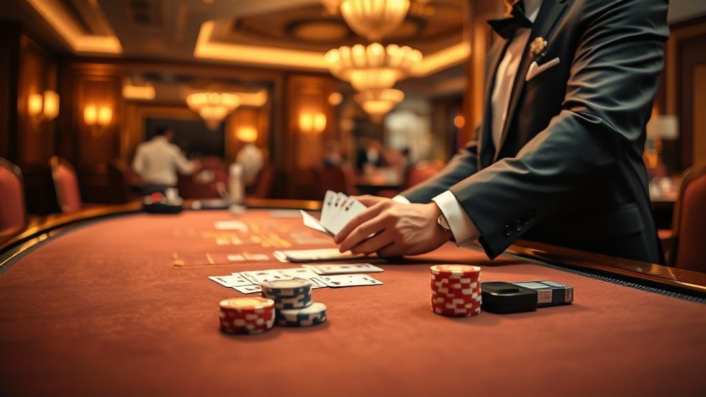 ไพ่บาคาร่าที่แสดงผลการชนะ