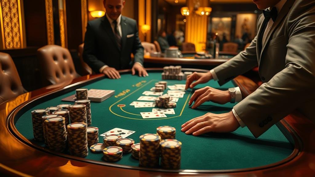 หน้าจอโทรศัพท์มือถือแสดงเกมบาคาร่า LuckyStreak