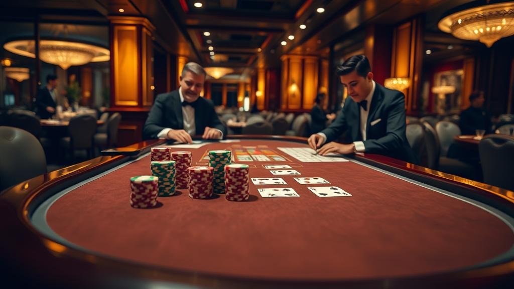 การแจกไพ่บาคาร่า