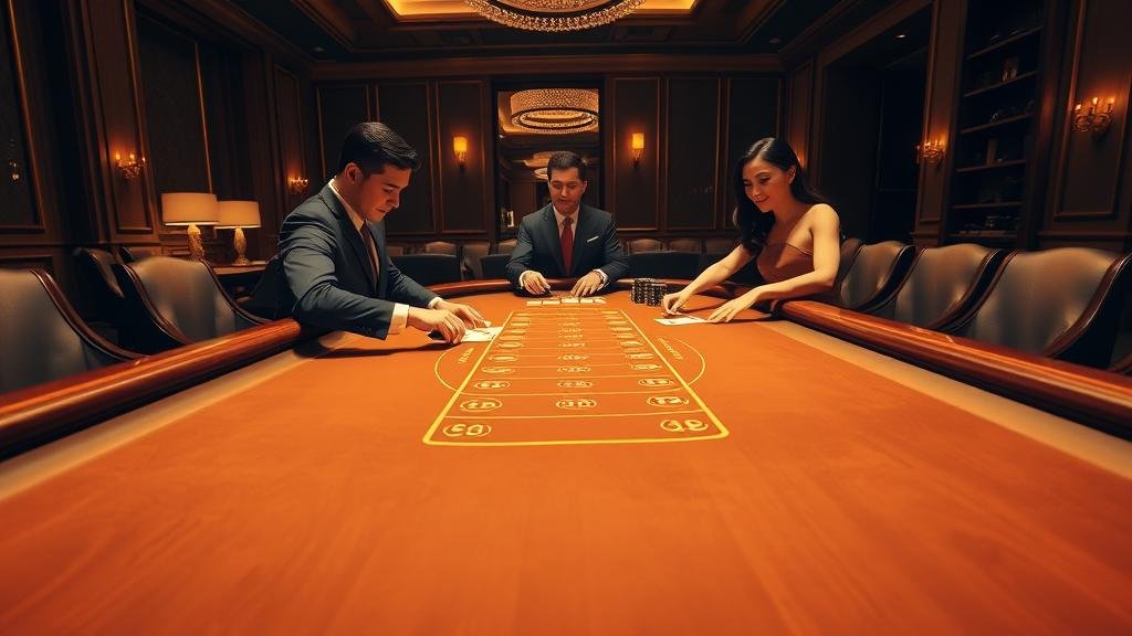 หน้าจอแสดงสถิติและข้อมูลเกมบาคาร่าสด