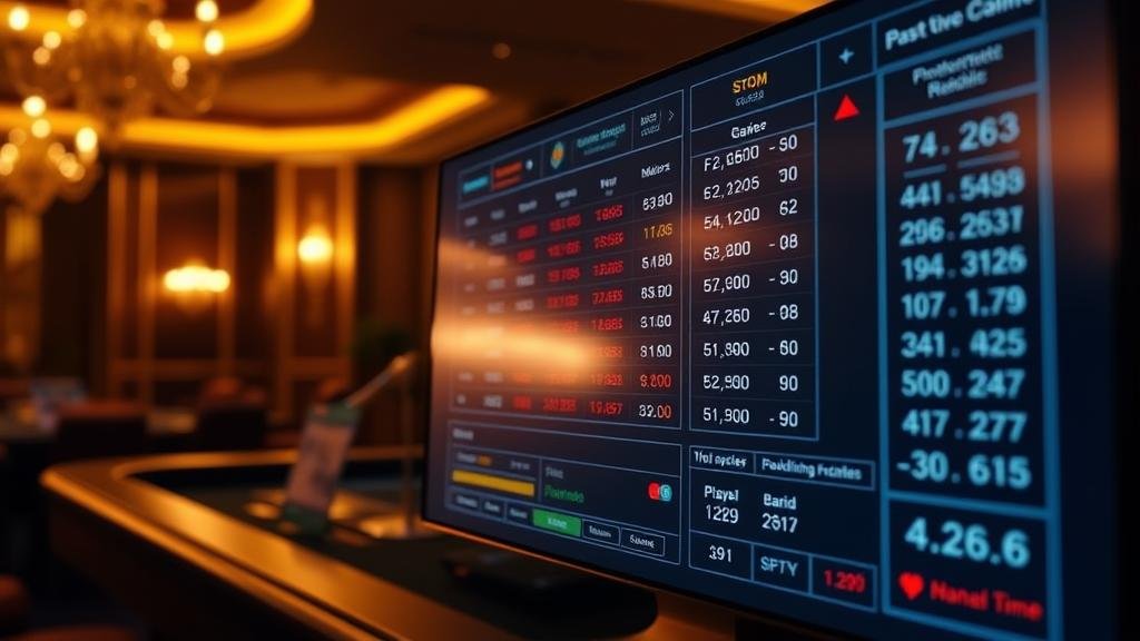 กราฟแสดงการบริหารงบประมาณการเล่นบาคาร่า