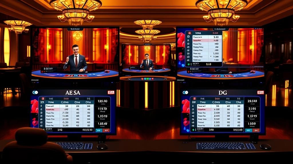 บาคาร่า: คู่มือเลือกห้อง AE SA DG ฉบับง่าย เน้นทำนายผลด้วยสถิติ