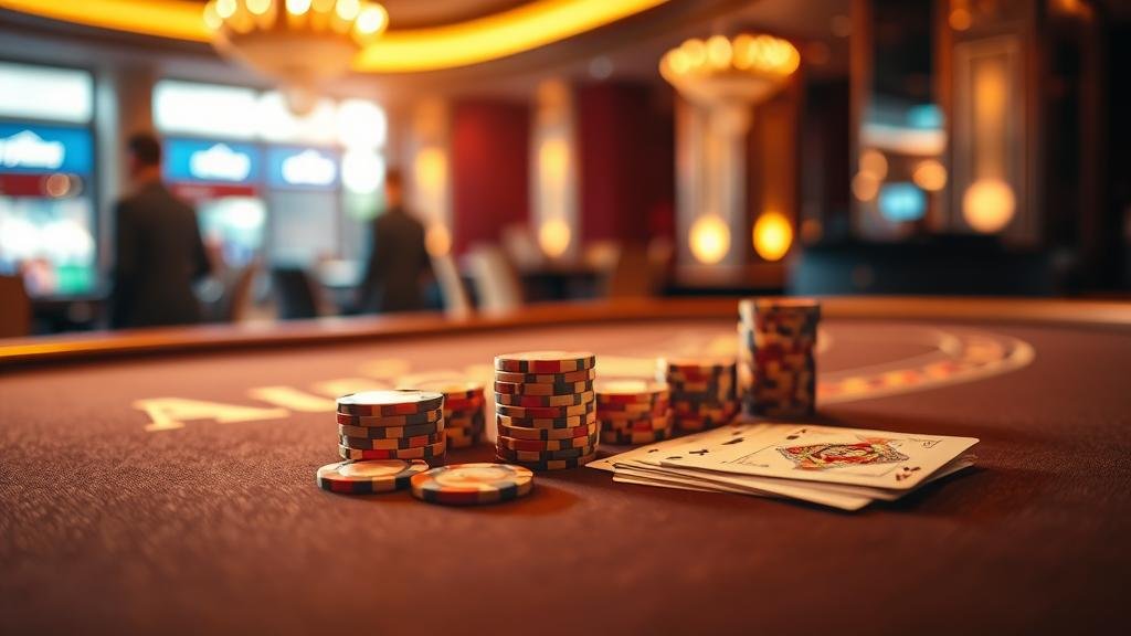 หน้าจอเดสก์ท็อปแสดงการเลือกห้องบาคาร่า