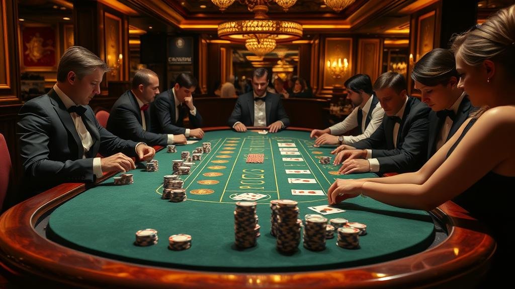 การเปิดไพ่บาคาร่าพร้อมสัญลักษณ์สูตรคณิตศาสตร์