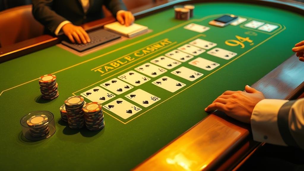 การใช้ทิปแท็บเล็ตและแฟลตเบทในบาคาร่า