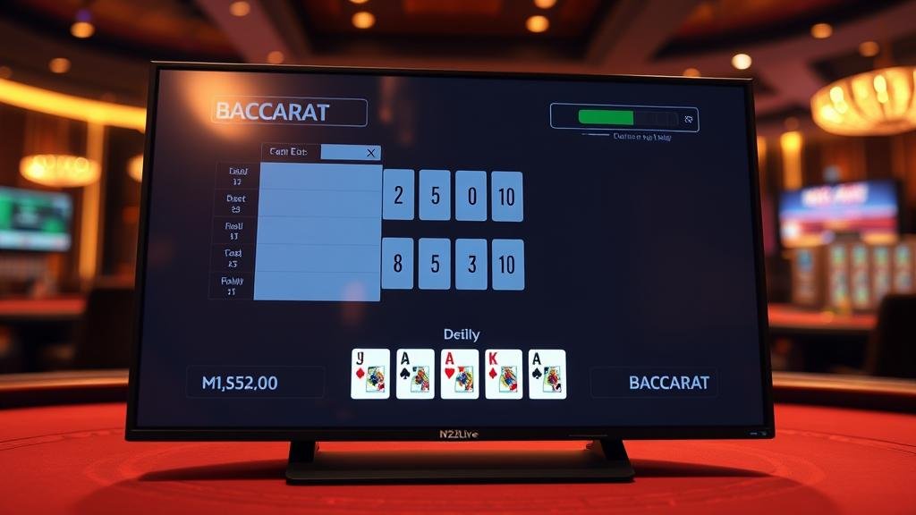 ตัวอย่างห้องบาคาร่าหลายโต๊ะจากค่ายดัง