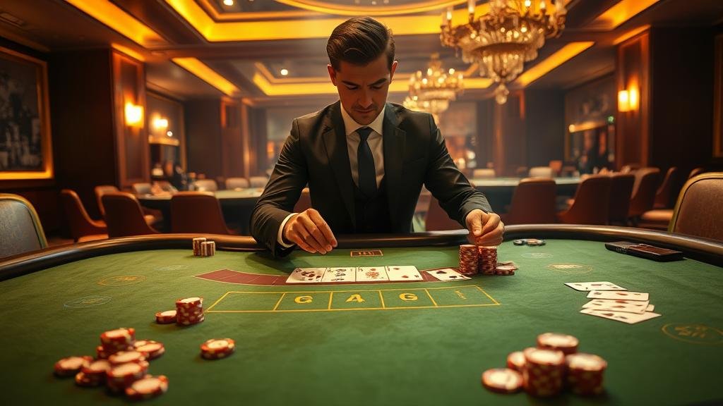 ตัวอย่างเค้าไพ่ปิงปองในบาคาร่า