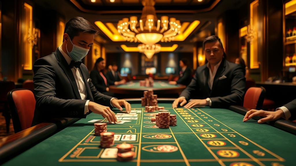 ตัวอย่างสูตรปิงปองและสามตัดในบาคาร่า