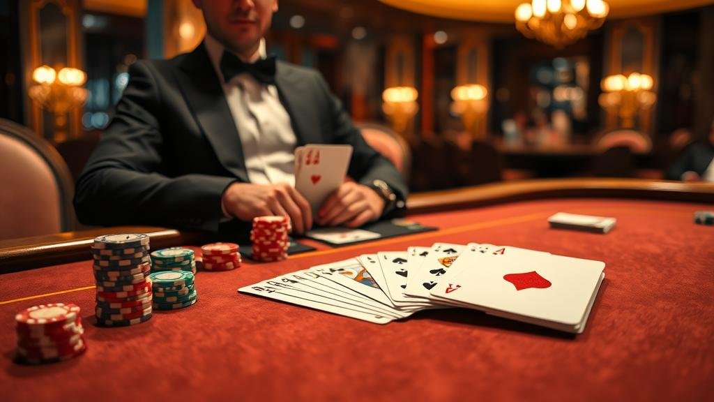 หน้าจอเกมบาคาร่าสด