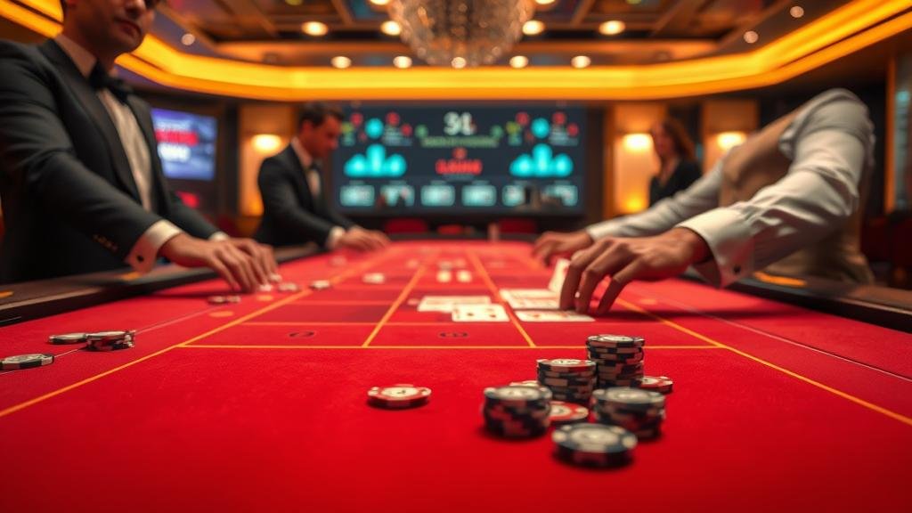 ตัวอย่างเค้าไพ่บาคาร่า เช่น มังกรและปิงปอง