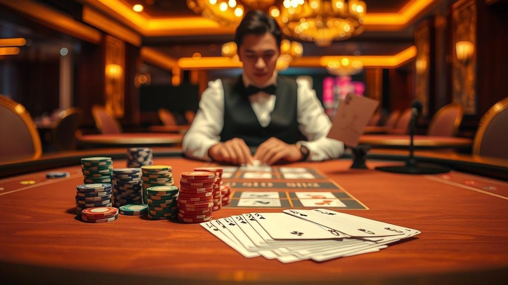 ตัวอย่างเค้าไพ่ปิงปองและเค้าไพ่มังกรในบาคาร่า