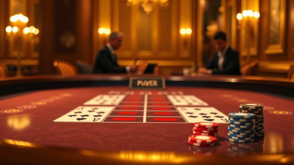 ตัวอย่างการอ่านเค้าไพ่สามตัด บาคาร่า