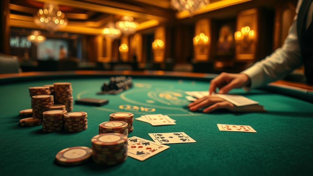 ตัวอย่างเค้าไพ่สามตัด บาคาร่า