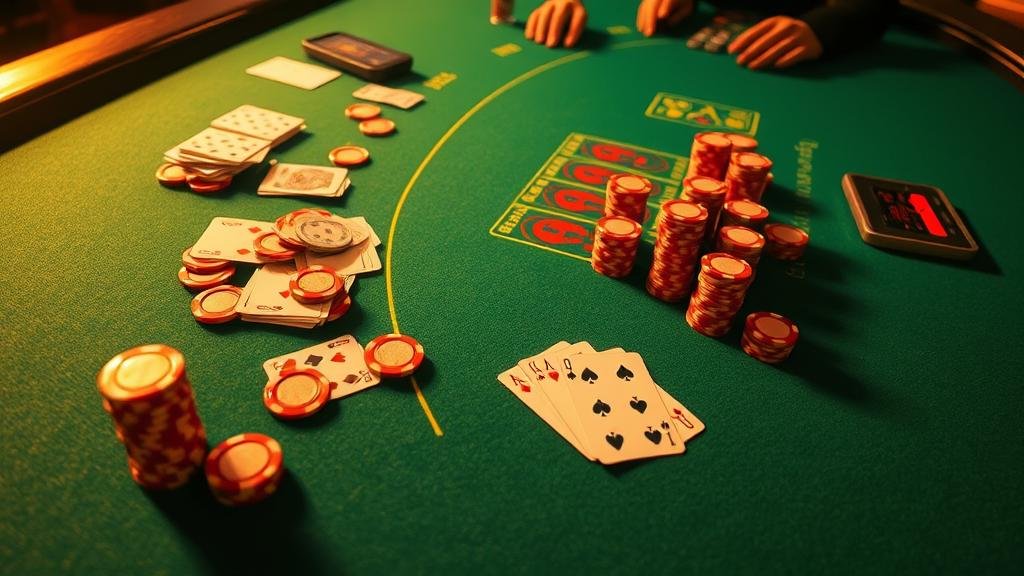 ตัวอย่างเค้าไพ่สองตัด บาคาร่า