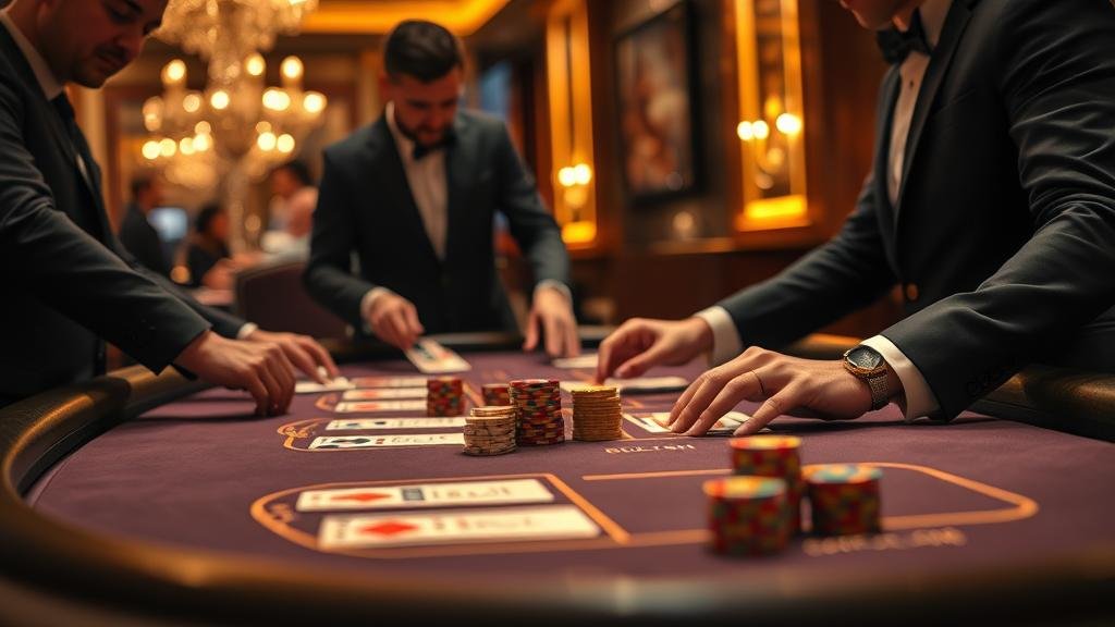 ภาพประกอบเทคนิคการอ่านเค้าไพ่บาคาร่า