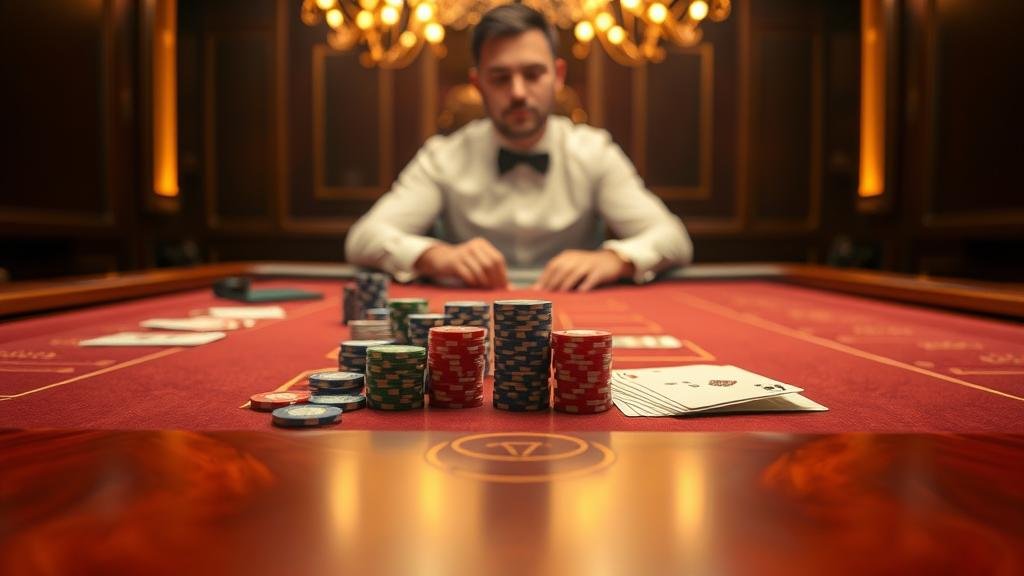 อินเทอร์เฟซแสดงผลการวิเคราะห์เค้าไพ่บาคาร่าด้วย AI