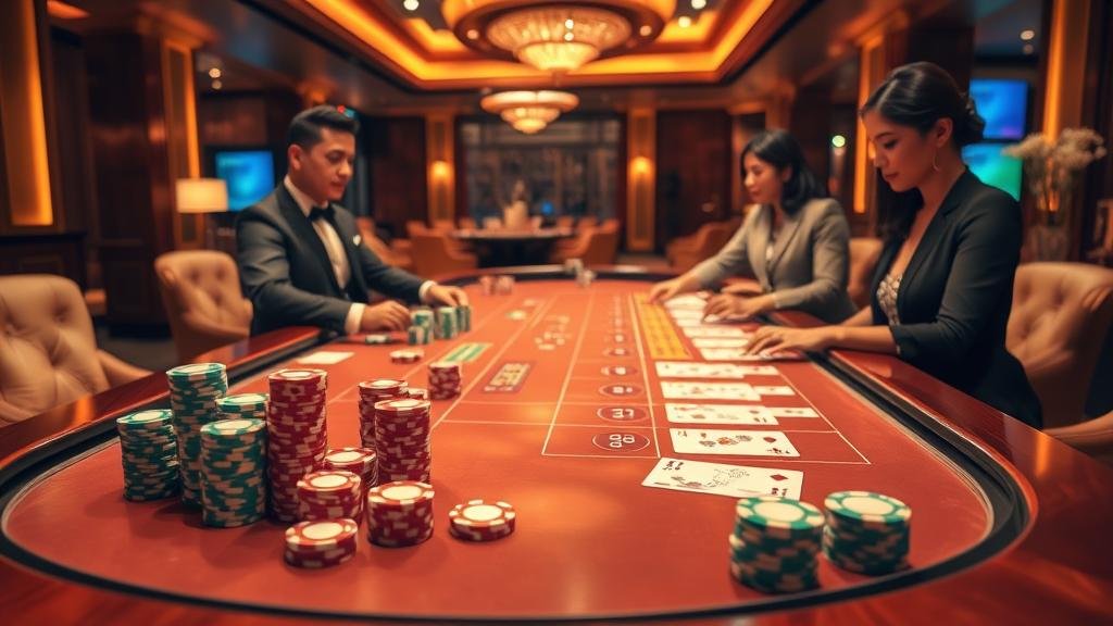 ตัวอย่างเค้าไพ่บาคาร่า สองตัด สามตัด