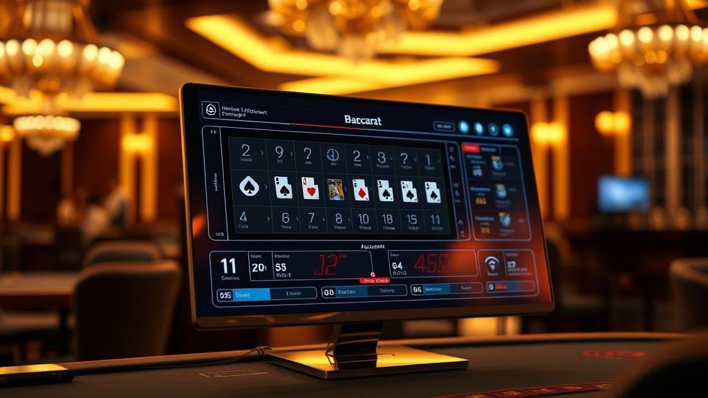 ตัวอย่างเค้าไพ่บาคาร่า สามตัดและสลับคู่