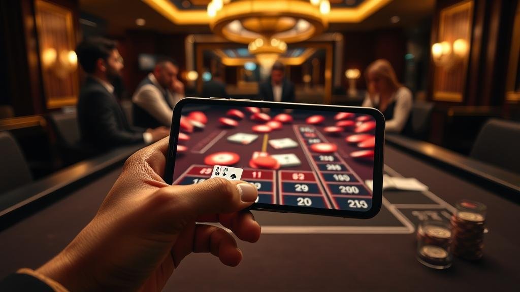 เล่นบาคาร่า SA Gaming บนแท็บเล็ต