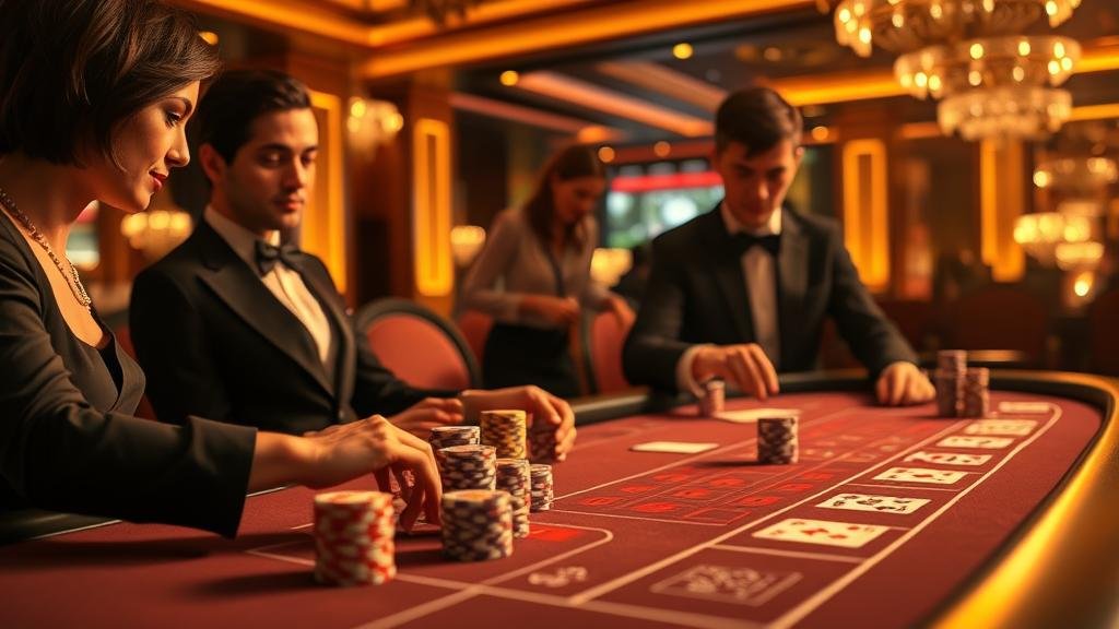 ภาพประกอบเค้าไพ่สลับคู่และสองตัดในบาคาร่า