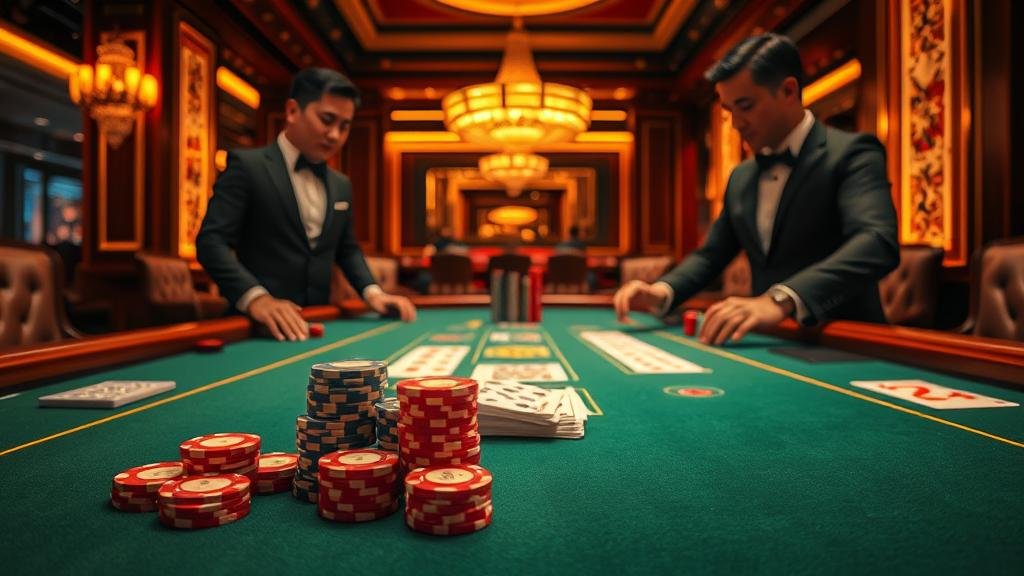 นักพนันฉลองชัยชนะบาคาร่า