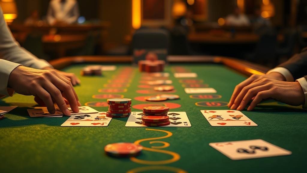 ตารางแสดงเค้าไพ่สองตัดบาคาร่า