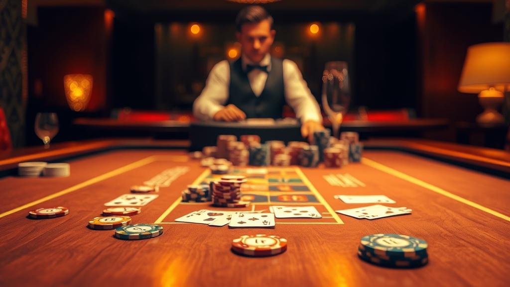 ตัวอย่างเค้าไพ่มังกรและสามตัดในบาคาร่า