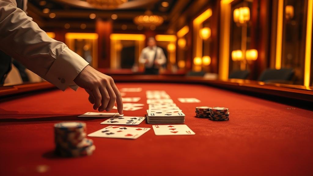 ผู้เล่นบาคาร่ากำลังวางแผนกลยุทธ์