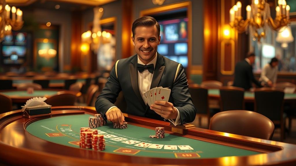 บาคาร่าสด AE Casino กับดีลเลอร์สาวสวย