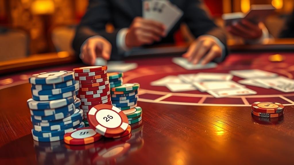 โต๊ะบาคาร่าหรูหราสำหรับนักเดิมพันระดับสูง