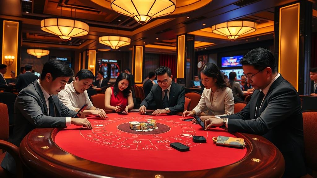 การวางเดิมพันในเกมบาคาร่า