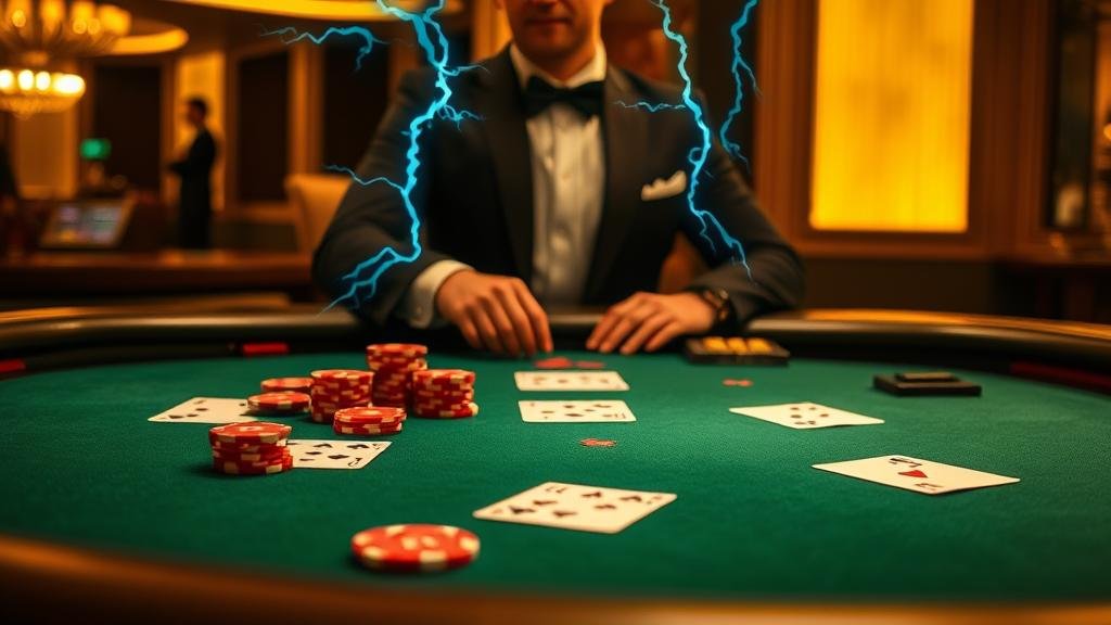 ตัวอย่างเค้าไพ่บาคาร่า มังกร และ สองตัด