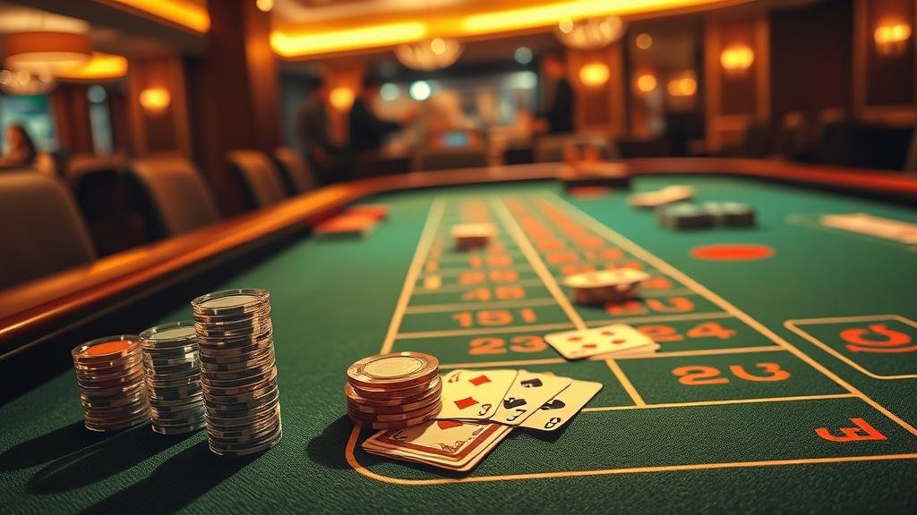 ภาพแสดงเค้าไพ่บาคาร่ารูปแบบต่างๆ เช่น ปิงปอง มังกร