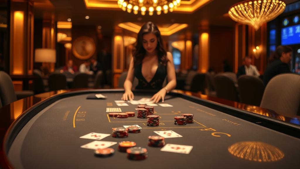 หน้าจอการเล่นบาคาร่าบนมือถือพร้อมสถิติ