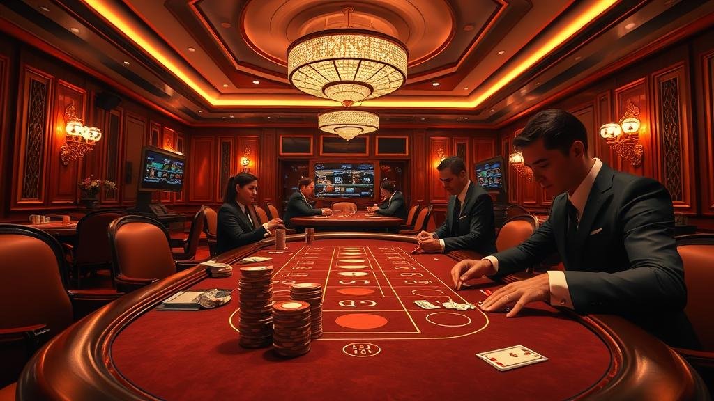 หน้าจอแสดงสถิติบาคาร่าแบบละเอียด