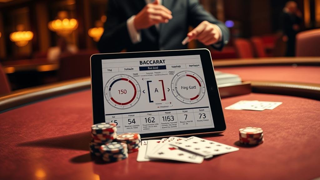 หน้าจอเล่นบาคาร่าพร้อมกลยุทธ์ขั้นสูง